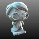 Chibi harry potter character